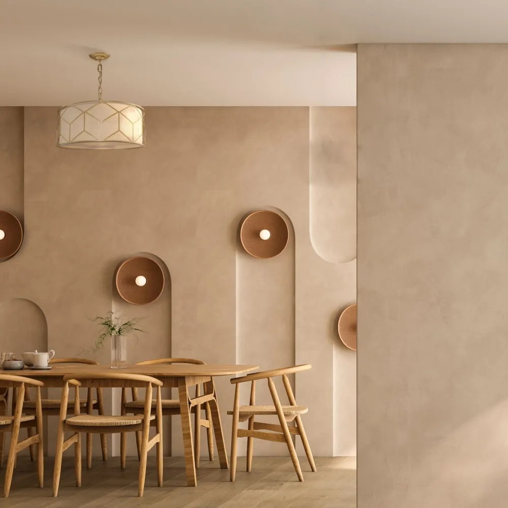 New Maytoni Hängelampe Metall Stoff Ø 45 cm rund H: max. 76,8 cm