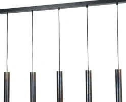 Masterlight Hängelampe Metall verstellbar länglich Schwarz Öl-Effekt* Wohnzimmerlampen|Esszimmer Lampen