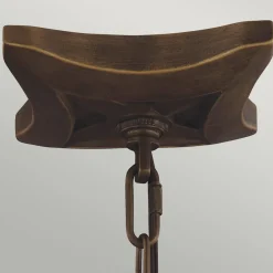 Elstead Hängelampe Metall Vintage Rustikal in Messing antik