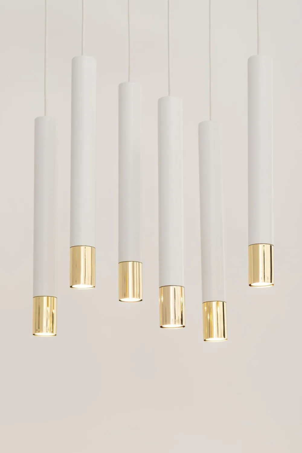 Sigma Hängelampe Metall Weiß Gold Modern elegant THEANO* Moderne Lampen|Wohnzimmerlampen