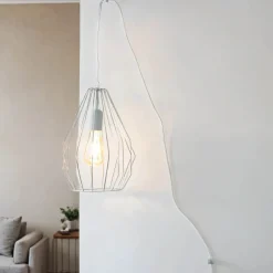 Easylight Hängelampe mit Stecker Kabel 5,5 m lang Grau flexibel* Hängelampen|Esszimmer Lampen