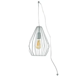 Easylight Hängelampe mit Stecker Kabel 5,5 m lang Grau flexibel* Hängelampen|Esszimmer Lampen