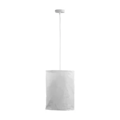 TK Lighting Hängelampe Modern Weiß Stoffschirm E27 blendarm* Hängelampen|Esszimmer Lampen