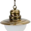Lido Hängelampe PELLA Messing Glas Maritim außen* Außenleuchten Antik|Rustikale Außenleuchten