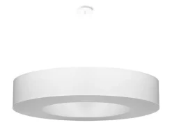 Sollux Hängelampe rund Ø 90 cm blendarm Weiß Stoff Schirm* Hängelampen|Esszimmer Lampen