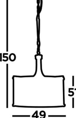 Outlet Searchlight Hängelampe rund Ø 50 cm Kristall Art Déco Schwarz Klar