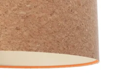 Discount BPS Koncept Hängelampe rund Ø 60 cm Modern Kork E27 Esstisch