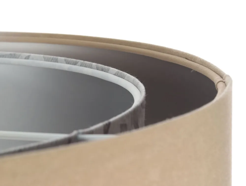 Clearance BPS Koncept Hängelampe rund Ø 50 cm Stoff Velours Optik E27 wohnlich