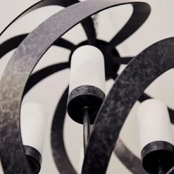 Elstead Hängelampe rund Ø50 cm 4x E14 Outdoor Terrasse* Kugellampen|Rustikale Lampen