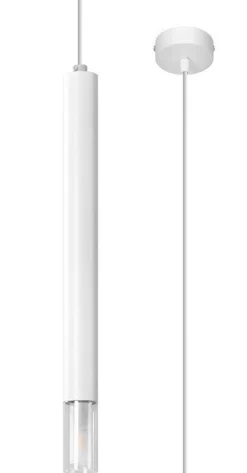 Sollux Hängelampe schmal Ø 4 cm Metall Glas G9 Zylinder Modern* Moderne Lampen|Wohnzimmerlampen