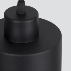 Discount Sollux Hängelampe Schwarz Ø 12 cm klein Metall Retro E27