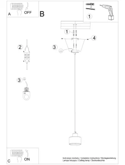 Discount Sollux Hängelampe Schwarz Ø 12 cm klein Metall Retro E27