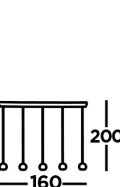 Searchlight Hängelampe Schwarz 160 cm lang H: max. 2 m 5-flammig GU10