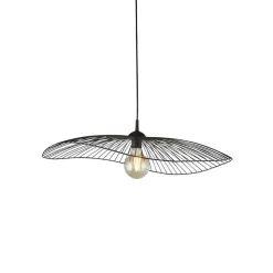 Hot Searchlight Hängelampe Schwarz E27 Ø 53 cm Metall Retro Design CARINA