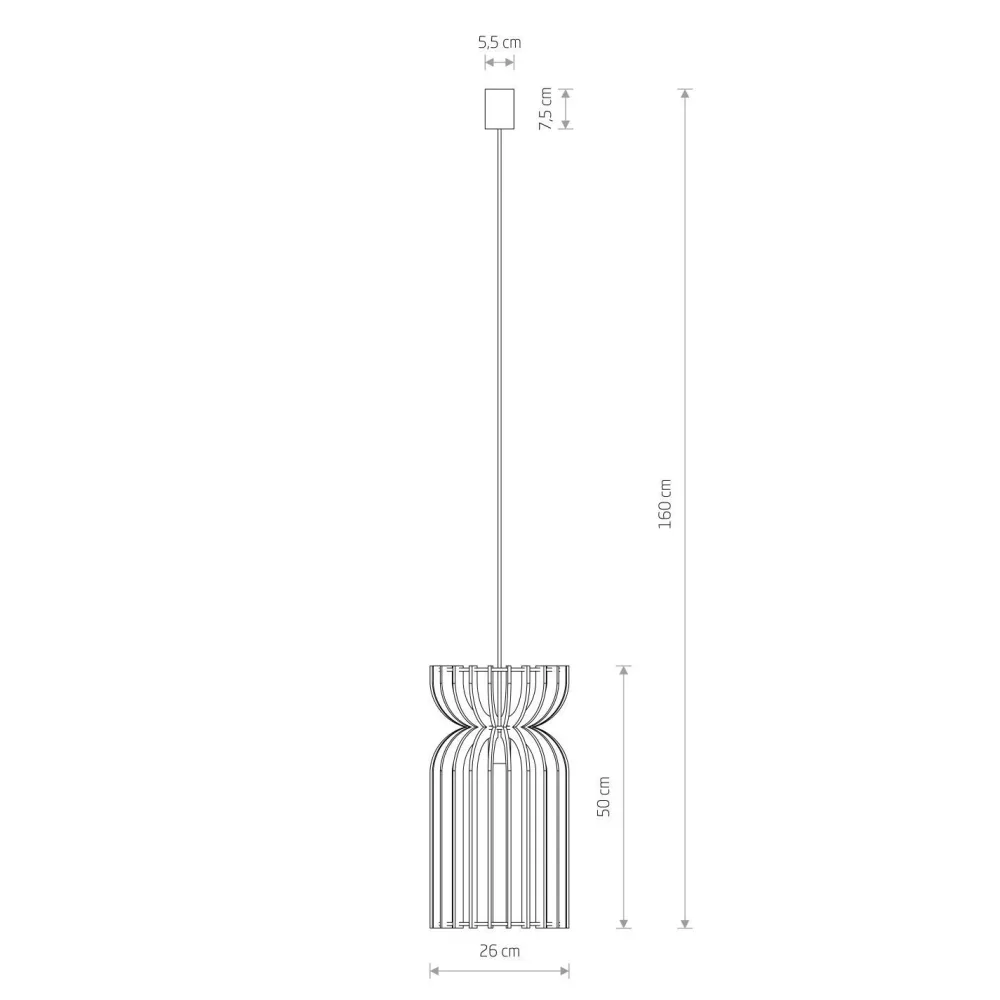 New Nowodvorski Hängelampe Schwarz E27 Holz höhenverstellbar wohnlich