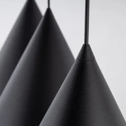 TK Lighting Hängelampe Schwarz 3-flammig Metall E27 höhenverstellbar