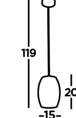 Hot Searchlight Hängelampe Schwarz Gold E27 Ø 15 cm schmal Metall