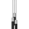 Sale Sollux Hängelampe Schwarz Grau Ø 20 cm Metall Beton 3-flammig