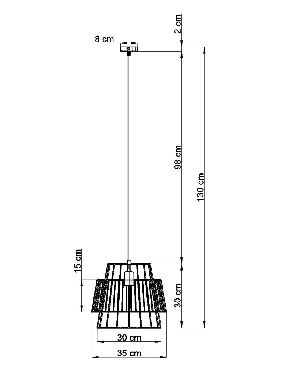 Sollux Hängelampe Schwarz Metall Ø35cm Modern E27 DALE* Hängelampen|Esszimmer Lampen