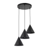 TK Lighting Hängelampe Schwarz verstellbar 3-flammig E27 Ø 42 cm CODY* Hängelampen|Bürolampen