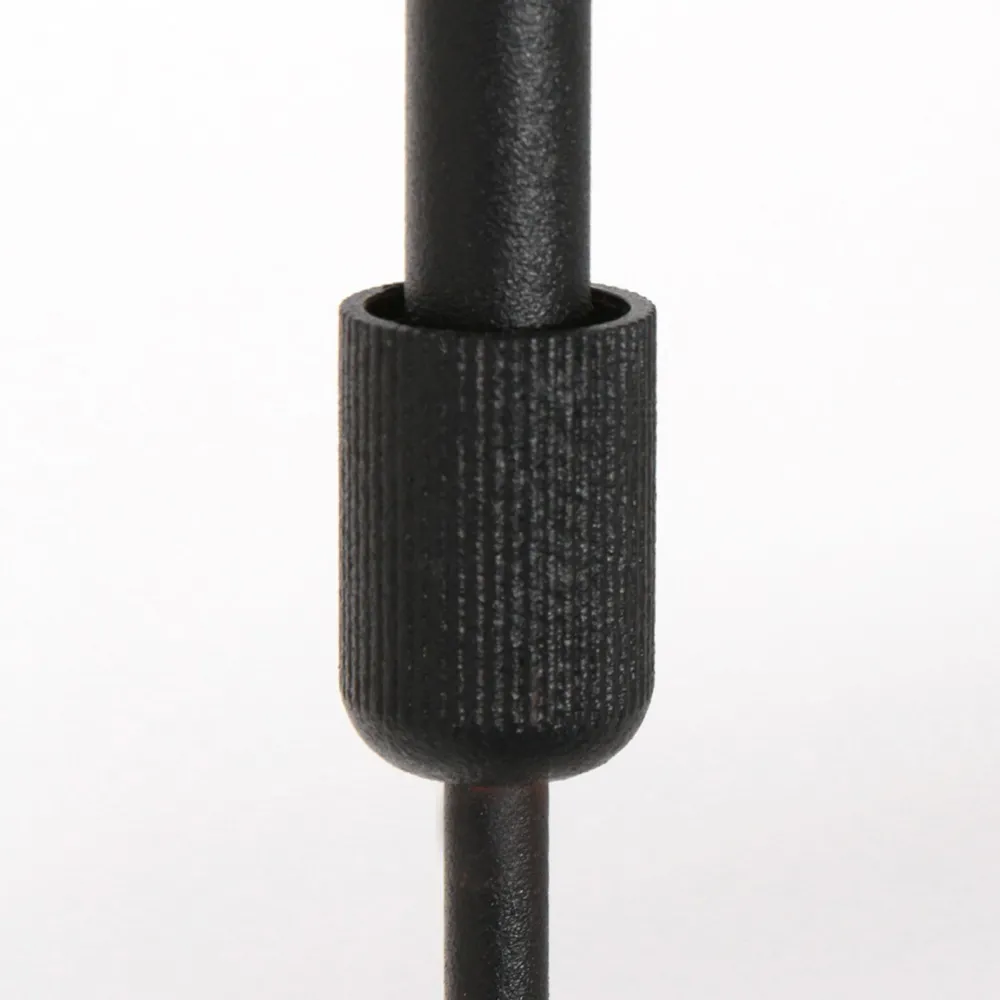 Steinhauer Hängelampe Schwarz Weiß Metall Stoff 140 cm 3-flammig* Hängelampen|Bürolampen