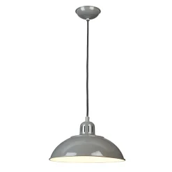 Sale Elstead Hängelampe SECRETER Grau Ø30cm Bauhaus Lampe