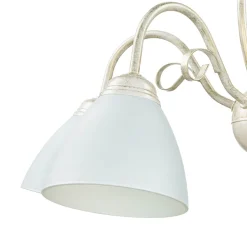 Lamkur Hängelampe Shabby Weiß Rustikal Esstisch Leuchte