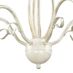 Lamkur Hängelampe Shabby Weiß Rustikal Esstisch Leuchte