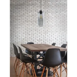 TK Lighting Hängelampe SOLAI in Graphit Glas Lampe Esstisch* Hängelampen|Esszimmer Lampen