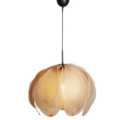 Clearance By Rydéns Hängelampe Stoff Metall E27 80 cm breit biegsam Natur