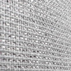 Lamkur Hängelampe Stoff Metall in Silber E27 Ø 35 cm Landhaus* Schlafzimmer Lampen|Küchenlampen