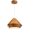 Elstead Hängelampe Teakholzfurnier B: 34,5 cm E27 modernes Design* Hängelampen|Bürolampen