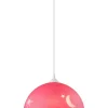 Lamkur Hängelampe THORLEY Pink rund Kinder Kinderzimmer