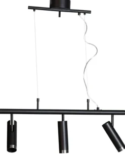 Clearance By Rydéns Hängelampe verstellbar L: 80 cm H: max. 140 cm Schwarz 3x GU10