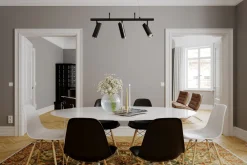 Clearance By Rydéns Hängelampe verstellbar L: 80 cm H: max. 140 cm Schwarz 3x GU10