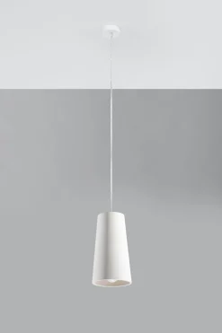 Clearance Sollux Hängelampe Weiß Ø 16 cm Keramik bemalbar E27 TUPA