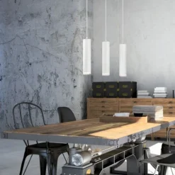 Lamkur Hängelampe Weiß Aluminium Modern Esstisch Leuchte* Hängelampen|Esszimmer Lampen