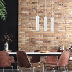 Lamkur Hängelampe Weiß Aluminium Modern Esstisch Leuchte* Hängelampen|Esszimmer Lampen