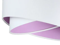 Discount BPS Koncept Hängelampe Weiß Flieder rund Ø50cm Esstisch