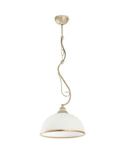 New Jupiter Hängelampe Weiß Glas Ø30cm Esstisch Wohnzimmer