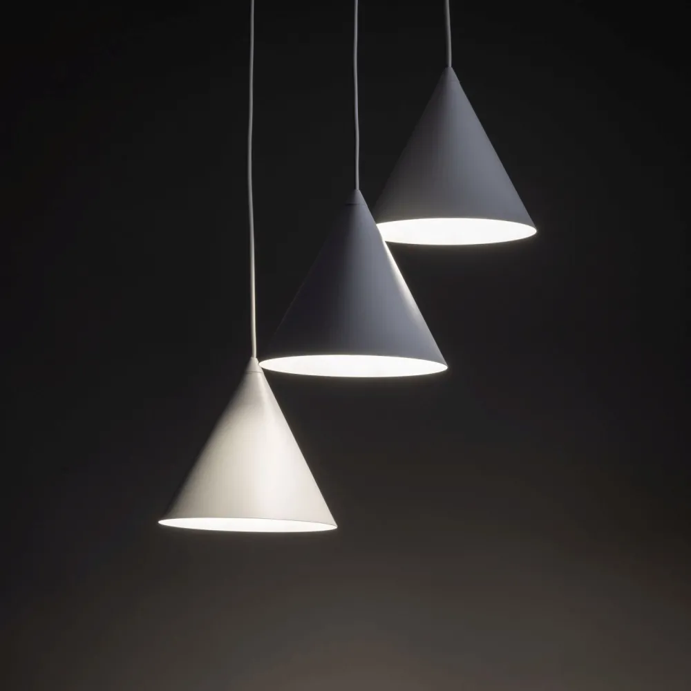 Clearance TK Lighting Hängelampe Weiß Metall Ø 42 cm 3-flammig Retro Design