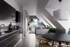 By Rydéns Hängelampe Weiß Schwarz B: 61,5 cm Metall Stoff E27* Hängelampen|Wohnzimmerlampen