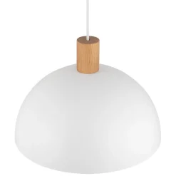 TK Lighting Hängelampe Weiß Skandinavisch Metall Holz Ø 33,5 cm E27* Skandinavische Lampen|Lampen Aus Aller Welt