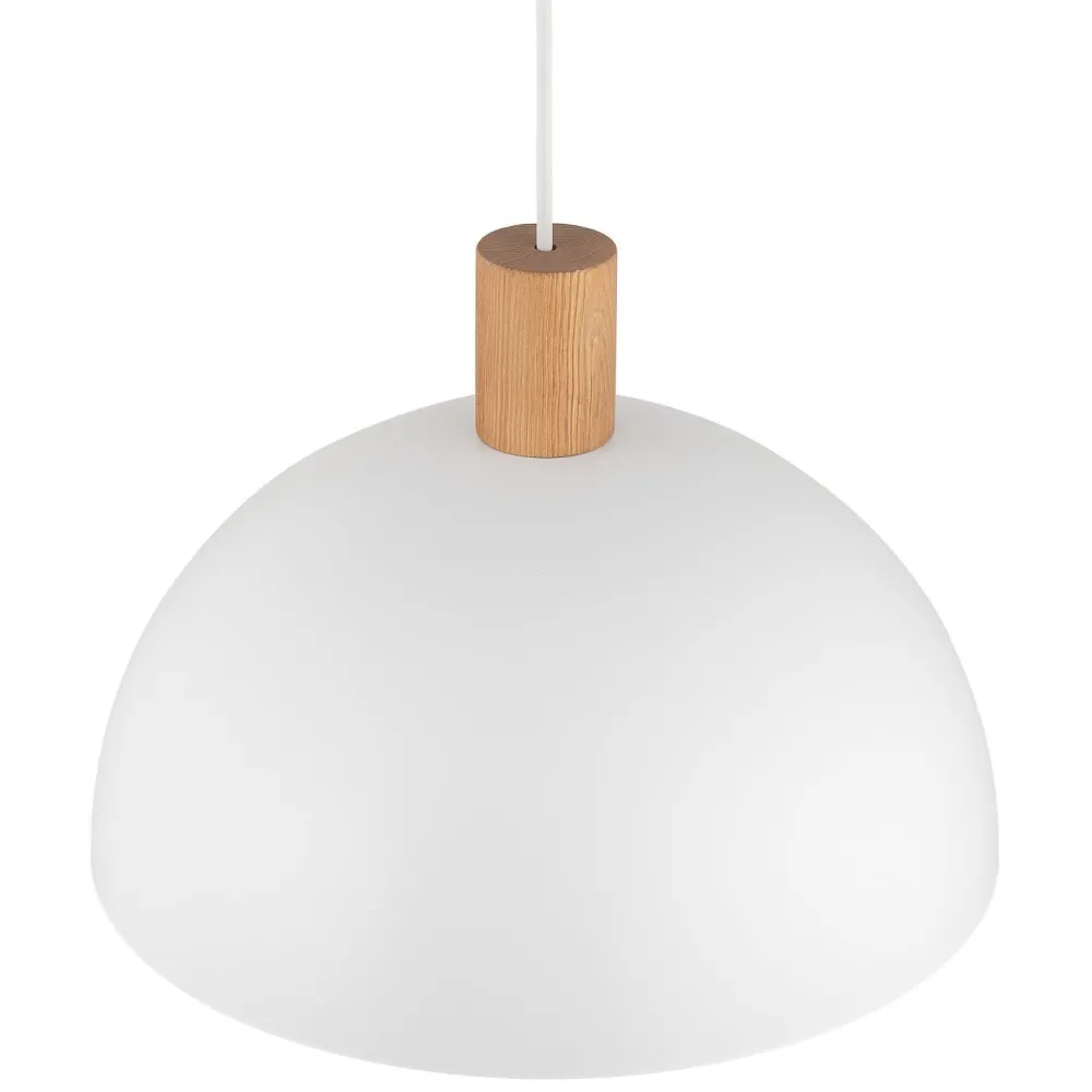 TK Lighting Hängelampe Weiß Skandinavisch Metall Holz Ø 33,5 cm E27* Skandinavische Lampen|Lampen Aus Aller Welt