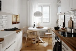 By Rydéns Hängelampe Weiß Stoffschirm 50 cm breit H: max. 120 cm E27* Hängelampen|Wohnzimmerlampen