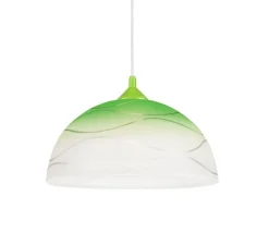 Lamkur Hängeleuchte ADANIA Grün Retro rund Wohnzimmer* Esszimmer Lampen|Hängelampen