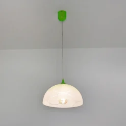 Lamkur Hängeleuchte ADANIA Grün Retro rund Wohnzimmer* Esszimmer Lampen|Hängelampen