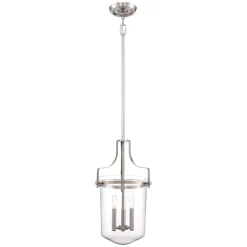 Online Elstead Hängeleuchte ALONSO in Nickel kürzbar Ø33cm Lampe