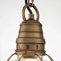 Elstead Hängeleuchte außen Aluminium Glas B: 17,8 cm rund IP44* Gartenlaternen|Industrie Lampen