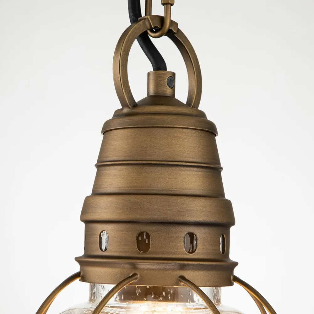 Elstead Hängeleuchte außen Aluminium Glas B: 17,8 cm rund IP44* Gartenlaternen|Industrie Lampen